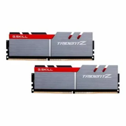 Memoria G.Skill Trident Z 16GB (2x8) DDR4 3000Mhz Cinza/Vermelho, F4-3000C15D-16GTZB