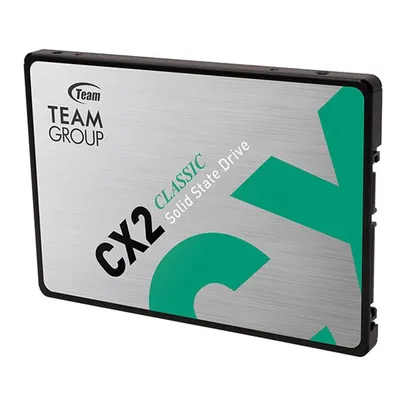 SSD Team Group CX2, 2TB, 2.5, Sata III 6GB/s, Leitura 540 MB/s, Gravacao 490 MB/s, T253X6002T0C101