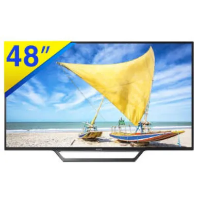 Smart TV Sony 48" Full HD KDL-48W655D Wi-Fi | R$1.700