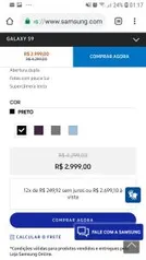 GALAXY S9 - R$2699