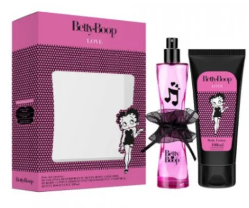 Kit Betty Boop Deo colonia + Hidratante corpora Love