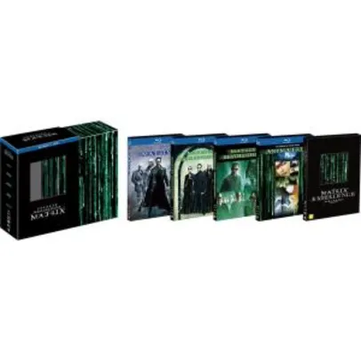 Blu-Ray - Coleção Definitiva Matrix - 4 Discos + 2 DVDs - R$49