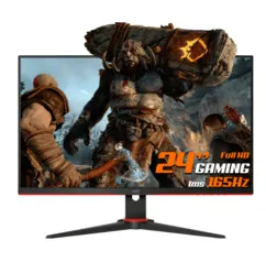 Monitor Gamer AOC Viper, 24 Pol, LED, Full HD, 1ms, 165Hz, FreeSync, HDMI/DP, 24G2SE