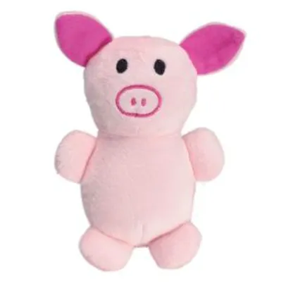 Brinquedos para Pet - Pelúcia Cute Animals P - Porco | R$19