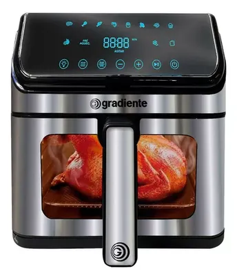 Fritadeira Elétrica Air Fryer Gradiente Oven Inox 7,6l 1700w