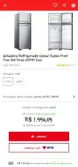 Geladeira Consul CRM39 Inox Frost Free Duplex 340L | R$1994