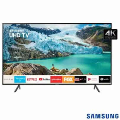 Smart TV 4K Samsung LED 58” - UN58RU7100GXZD | R$ 2.870