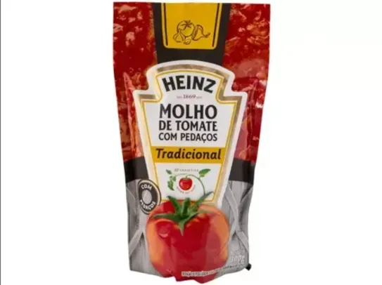 Kit Molho de Tomate Tradicional Heinz 300g (24 unidades)