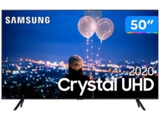 Smart TV LED 50" UHD 4K Samsung 50TU8000 - R$2184