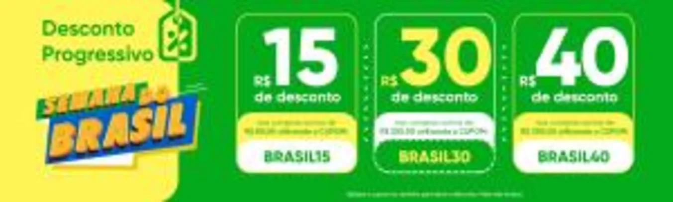 [DROGARIA SP] Semana Do Brasil - Até 80% Off Na 2ª Un.