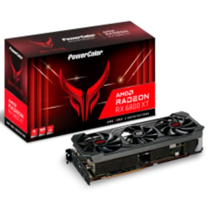 Placa de Vídeo PowerColor Radeon RX 6800 XT Red Devil, 16GB, GDDR6, FSR, Ray Tracing, AXRX 6800XT 16