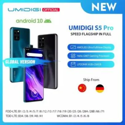 [compra internacional] Umidigi s5 pro R$1203