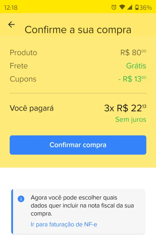 Imagen na descrição da promoção