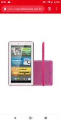 Tablet M7i-3g Quad 8gb 7" Gps Rosa Multilaser - Nb246 - R$207