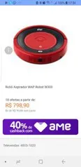Robô Aspirador WAP Robot W300 R$800 (R$480 com AME)