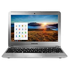 Notebook Samsung Chromebook 303C12-AD1 com Samsung Exynos 5, 2GB, 16GB eMMC, Leitor de Cartões, HDMI, Wireless, Webcam, LED 11.6" e Chrome OS 499,00