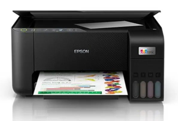 Impressora Multifuncional Epson EcoTank L3250, Colorida, Wifi, Wireless, USB, Bivolt, Preta - C11CJ67303