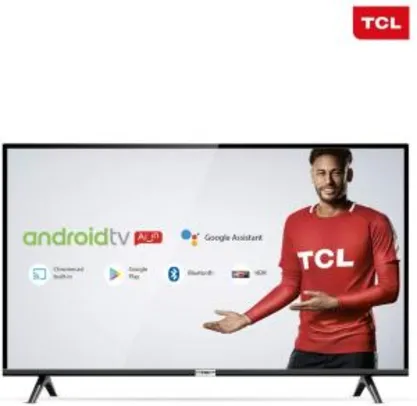 Smart TV LED 32” TCL 32S6500 Android Wi-Fi HDR - R$957