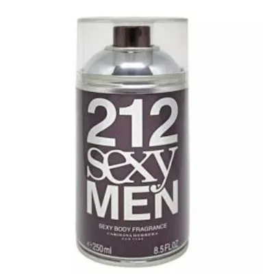 212 Sexy Man Body Spray 250mL | R$98