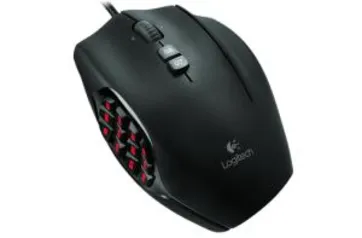 Mouse para jogos MMO Logitech G600 - R$ 127