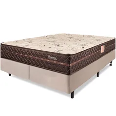 Cama Box Colchão King Ortopédico Firme Espuma D33 Antialérgico Certificado 193x203x54cm - bf Colchões