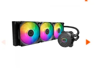 Water Cooler Cooler Master MasterLiquid 360L Core ARGB, 360mm, Intel-AMD, Preto, MLW-D36M-A18PZ-R1