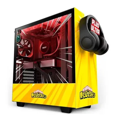 Gabinete Gamer NZXT H510i Rivals Edição Limitada, Mid Tower, RGB, ATX, Lateral em Vidro Lateral, Amarelo - CA-H510I-MH-RV