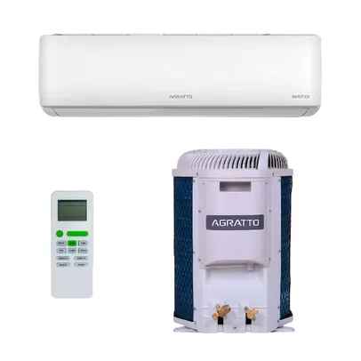 Ar-Condicionado Split Inverter 24000 BTUs Agratto Liv Só Frio LCST24FI-02I/LCST24FE-02I 220V