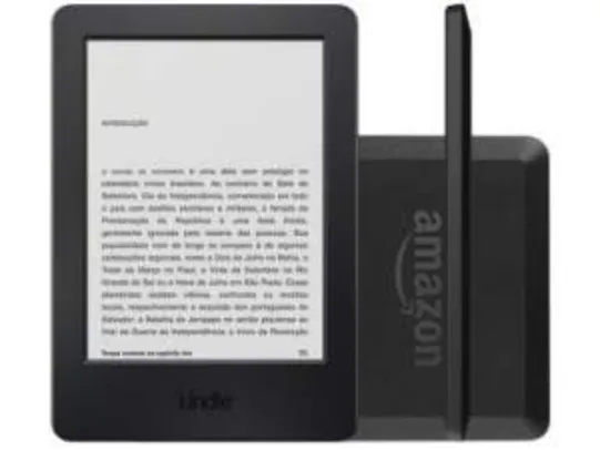[Clube da Lu] Kindle 7ª geração, Wi-fi, 4GB, tela 6' - R$199,00