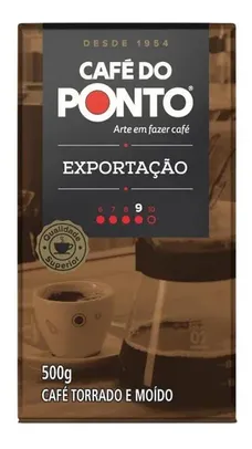 Café À Vácuo Torrado E Moído Exportação Do Ponto Pacote 500g