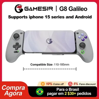 GameSir G8 Galileo Type C Gamepad Mobile Phone Controller with Hall Effect Stick f