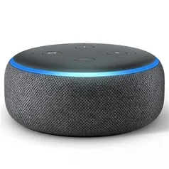 [Parcelado] Smart Speaker Amazon Echo Dot 3ª Geração com Alexa - Preto | R$ 224