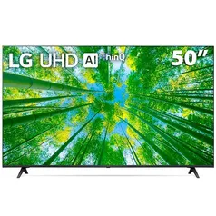 Smart TV 50 LG 4K UHD 50UQ8050 WiFi, Bluetooth, HDR, Nvidia GEFORCE NOW, ThinQ AI, Smart Magic, Google, Alexa