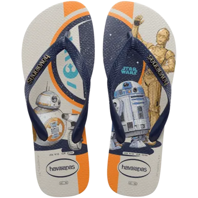 Chinelo Star Wars, Havaianas, Adulto Unissex, Azul