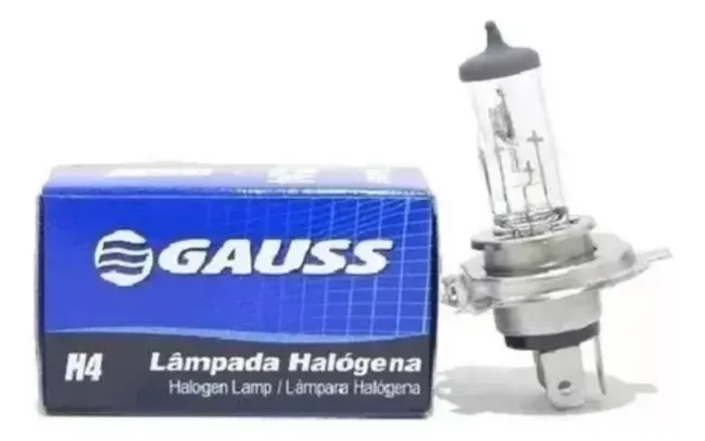 Lâmpada H4 60/55w 12v Original Gauss Farol Alto/baixo Carro