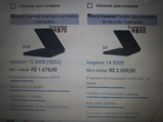 Mês do Consumidor Dell - Notebooks a partir de R$1678