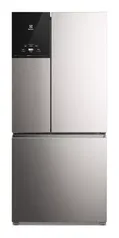 (CC Mercado Pago) Geladeira Electrolux Frost Free Inverter 590L AutoSense 3 Portas Multidoor Cor Inox Look IM8S 127V