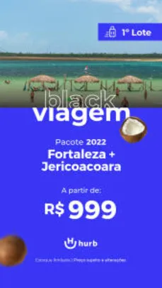 Pacote Fortaleza + Jericoacoara - 2022 | R$999
