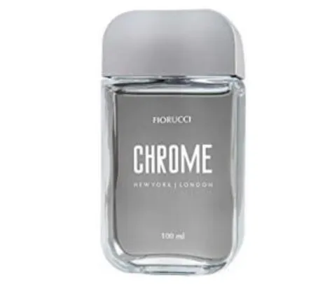 Deo Colônia CHROME 100ml, Fiorucci - R$34