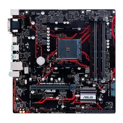 Placa Mae Asus Prime B450M-GAMING/BR DDR4 Socket AM4 Chipset AMD B450 | R$649