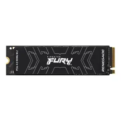 [APP]SSD 1 TB Kingston Fury Renegade, M.2 2280 PCIe, NVMe, Leitura: 7300MB/s e Gravação: 6000MB/s, Preto - SFYRS/1000G