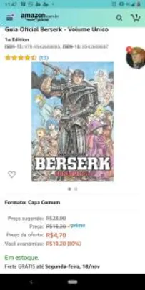 Guia Oficial Berserk - Volume Único - R$5