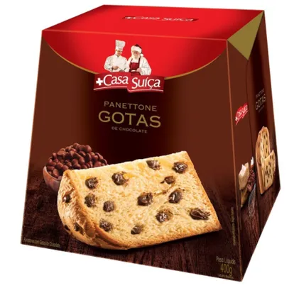 [APPL] Panettone Gotas 400g Casa Suiça