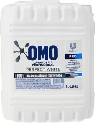 Sabão Líquido Omo Profissional Perfect White Pro 7L