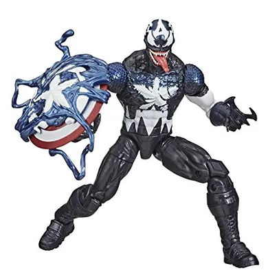 Figura Hasbro Marvel Legends Series Venomized Capitão América | R$120