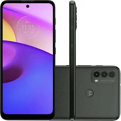 Smartphone Motorola Moto E40 64GB 4G Wi-Fi Tela 6.5'' Dual Chip 4GB RAM Câmera Tripla + Selfie 8MP