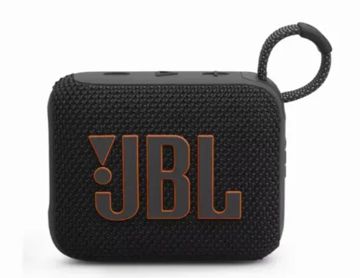 Caixa de Som Portátil JBL GO 4 com 4,2 W RMS, Bluetooth 5.3 e Resistência à Água IP67 - Preta