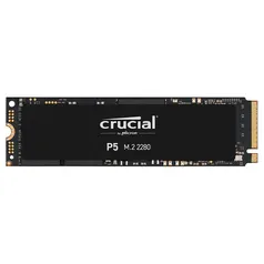 SSD Crucial P5 1TB, M.2 NVMe, Leituras: 3400Mb/s e Gravações: 3000Mb/s - CT1000P5SSD8