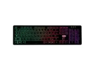 Teclado Rainbow Flat OEX | R$56