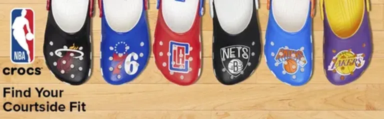 Sandálias Crocs NBA - Do 35 ao 44